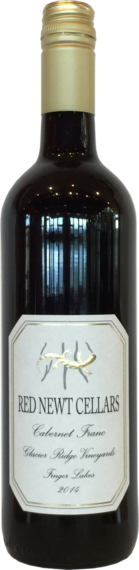 finger lakes cabernet franc, glacier ridge vineyards bottle of 2014 cabernet franc glacier ridge vineyards