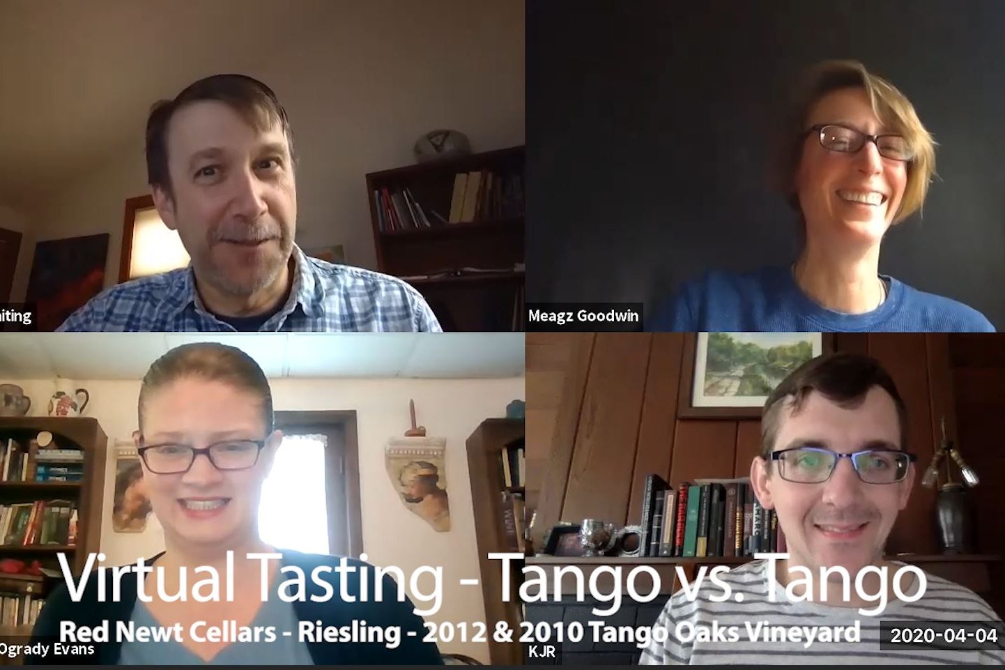 virtual tasting screen shot