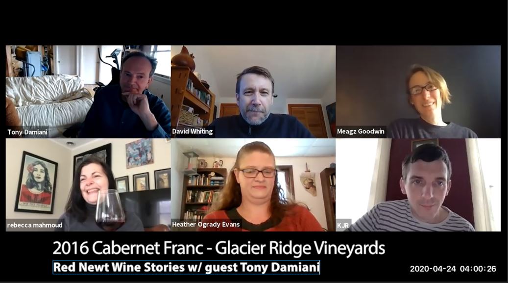 live tasting screenshot