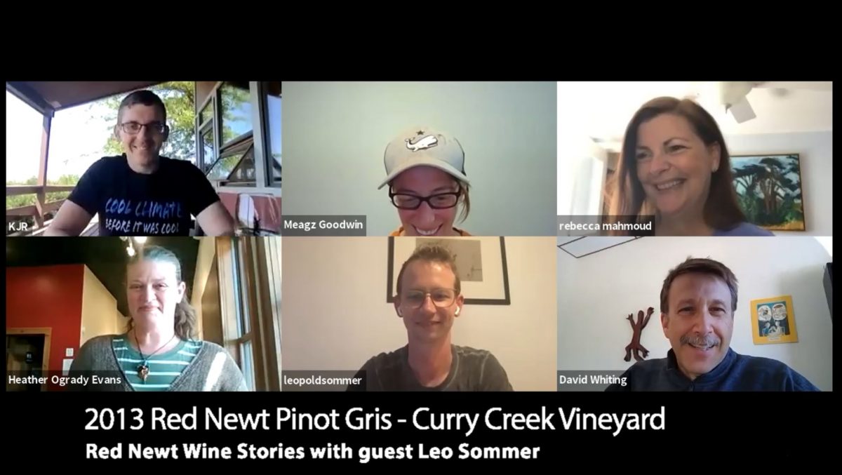 Wine Stories –  2013 Pinot Gris Curry Creek Vineyard