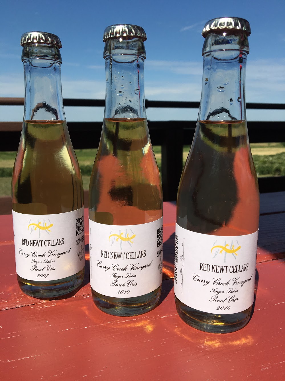 3 Small Bottles of Pinot Gris