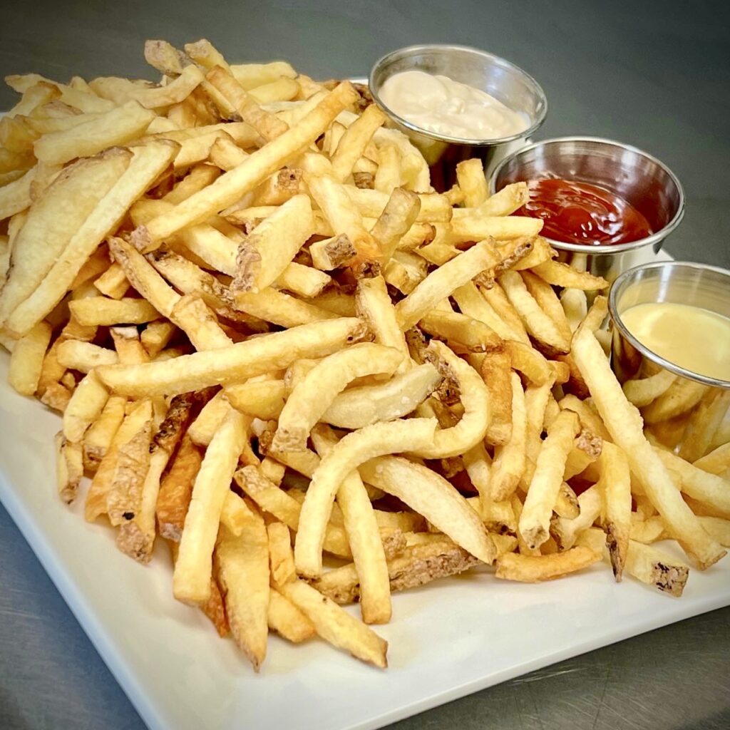 mountain of french fries